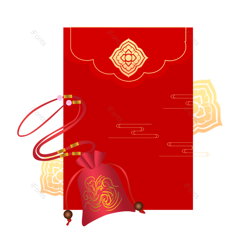 装饰图片,祥云元素,中国风PNG,春节免抠素材